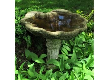 Wonderful Stone Bird Bath