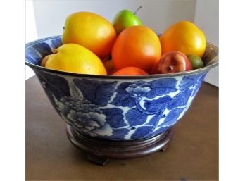 Blue And White Bowl