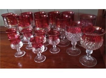 Lot Of 18 Vintage Goblets