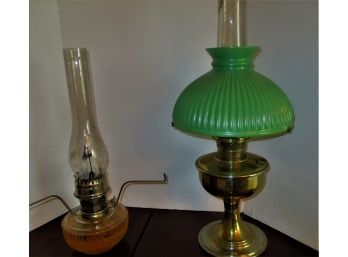 Lot 0f 2 Oil Lamps