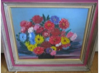 OIl Painting Of Floweres