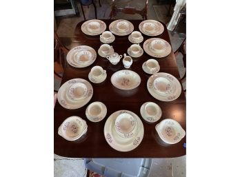 VINTAGE 1960S PORCELAIN DINNER SERVICE FOR TEN