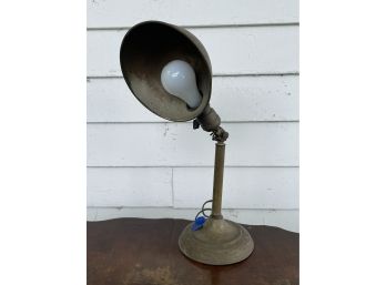 1930S  COPPER DESK LAMP