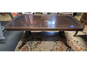 VINTAGE MAHOGANY COFFEE TABLE