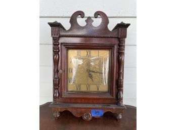 MAHOGANY WALL CLOCK