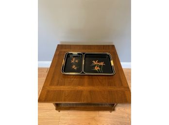 Vintage Asian Inspired Serving Trays