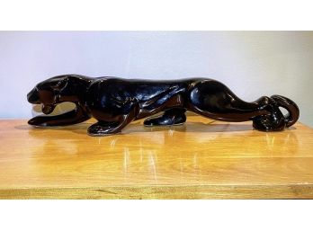 Vintage Black Panther Tv Lamp