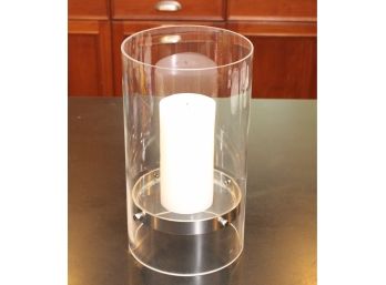 Cylinder Glass Candle Holder