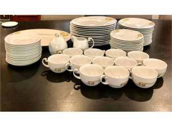 Rosenthan German Service For 12 With Creamer, Sugar And Large Platter