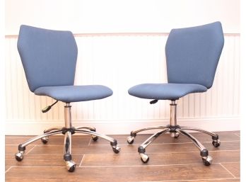 Pair Of Pottery Barn Teen Office Chairs