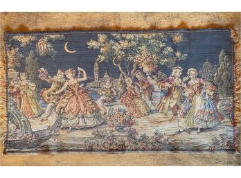 Vintage Hand Stitched Victorian Motif Tapestry