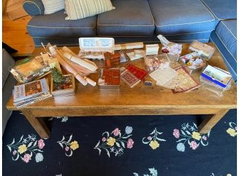 Giant Bundle Of Dollhouse Furniture, Accessories And Reference Books