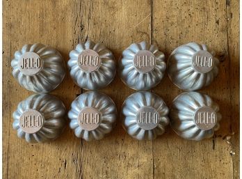 Vintage 1930's Fluted Aluminum Jello Molds