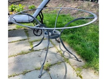 Vintage Twisted Iron Outdoor Dining Table Base