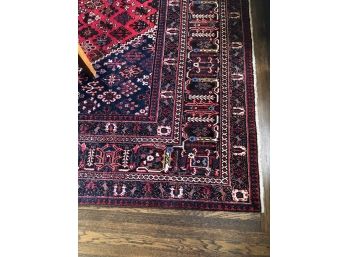 Persian Joshaghan Square Rug With Center Medallion - @11'x11'