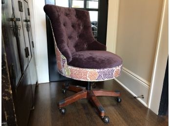 Fun Upholstered Adjustable Desk Chair (lot B)