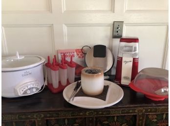 Assorted Kitchen Equipment - Popcorn, Crockpot, Wafflemaker, S'mores And More