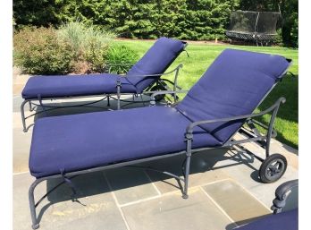 2 Chaise Lounges And Sunbrella Cushions - Probably Largo (Lot A)*RYE NY PICK UP