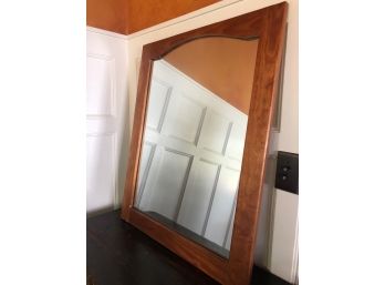 Large Wood Framed Mirror - 32H X 28W Approx.