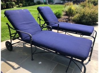 2 Chaise Lounges And Sunbrella Cushions - Probably Largo (Lot B)*RYE NY PICK UP