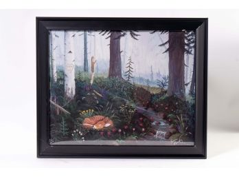 Vince Heuring Signed Woodland Print