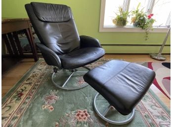 Modern Recliner And Ottoman