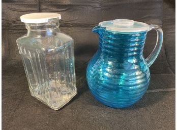 Plastic Pitcher/container Lot #2