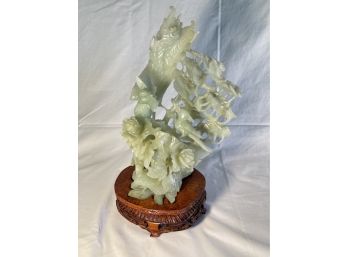 Exquisite Jade Carved Sculpture