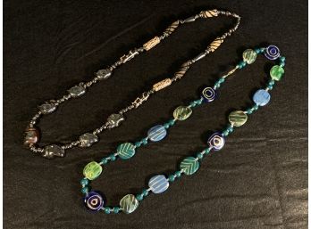 Pair Of Amazing Beaded Necklaces