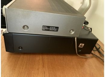 Scott Stereo Receiver Electronics And Sony CD  With Speakers