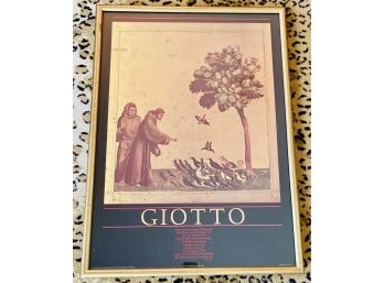 Giotto St. Francis With Birds Framed Poster