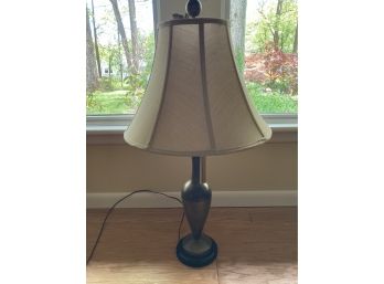 Vintage Brass Table Lamp Gold And Black Wash