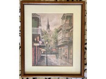 K. Engelhardt New Orleans Print Motel Bourbon-Orleans