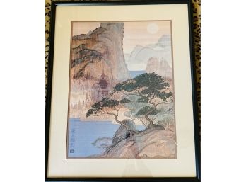 Herd Nim Pagoda In Mountains Print