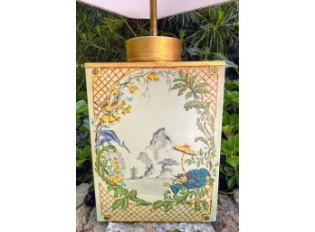 Hand Painted Lamp - Made In London