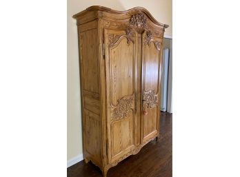 Fabulous French Country Natural Pine Storage Cabinet