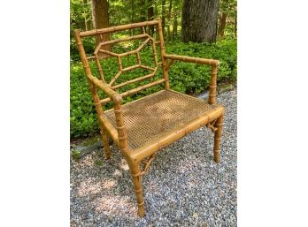 Amazing Bamboo And Cane Chair - Excellent Condition