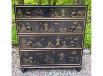 4 Drawer Chest - Black Painted