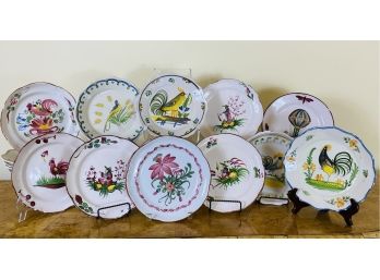 Mixed Hand-painted Dish Lot (15 Pcs)