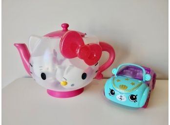 Hello Kitty Tea Set & Shopkins Happy Place Convertible