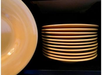 Pottery Barn Sausalito Amber Salad Plates (12)