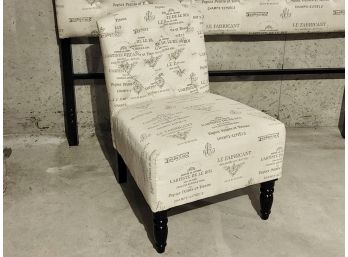 Pier 1 French Influenced Upholstered Boudoir Chair