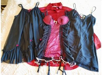 Silky Lingerie Lot - Betsey Johnson & Victoria's Secret (4)