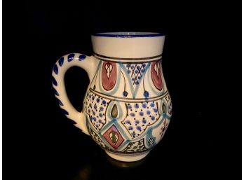 Colorful Tunisian Handled Mug