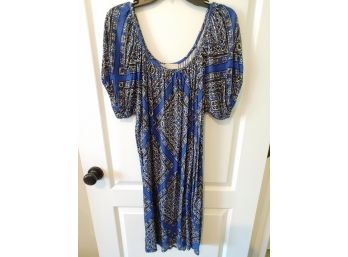 Blue Michael Kors Rayon Dress