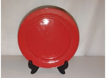 Pottery Barn Red Cambria Salad Plates (4)