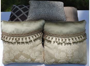 Neutral Decorator Pillow Lot (5)