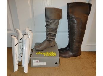 Charlotte Russe (NEW) & Lucky Brand High Boots