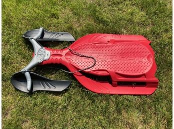 Red Techflyer Snow Boogie Plastic Sled