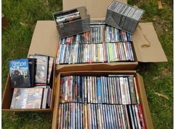 Large Lot Of CD's  & DVD's